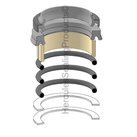 Toyota -After Market Parts Hydraulic Cylinder Repair Kit- 35 mm Rod KitLIFT TRUCK KITS 04653-20100-71